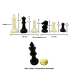 International Chess Set Magnetic Game 25cm x 25cm Ready Stock