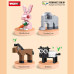 Woma Cute Animal Building Blocks Toys for Children 505pcs Kids Toys Blok Binaan Haiwan Malaysia Local Stock C0378